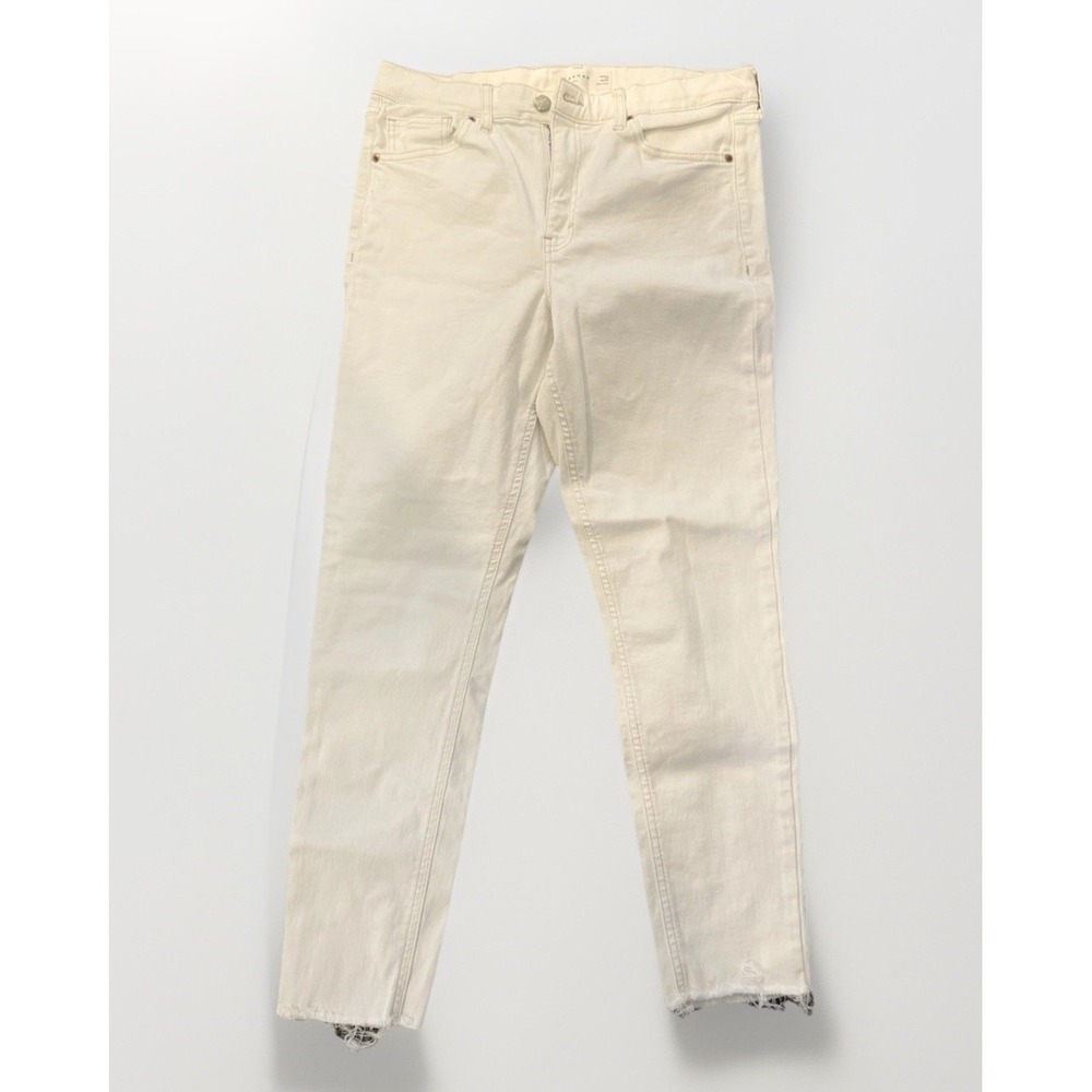 Topshop Jamie White Skinny Jeans Womens Size 30‎
